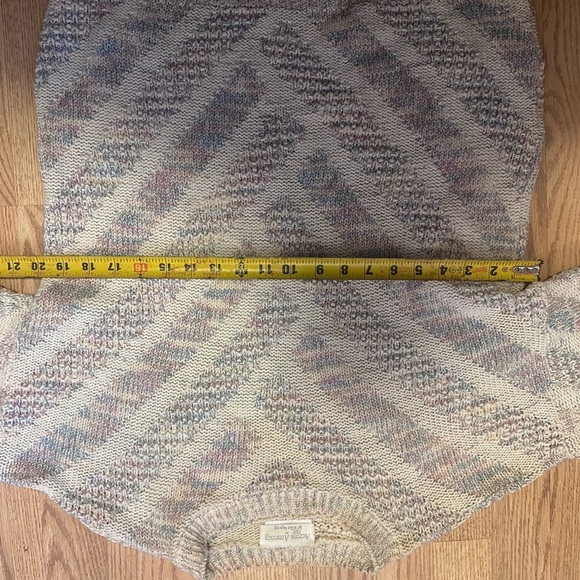Cozy Multicolor Knit Sweater‎ Size Small Vintage - Picture 6 of 9